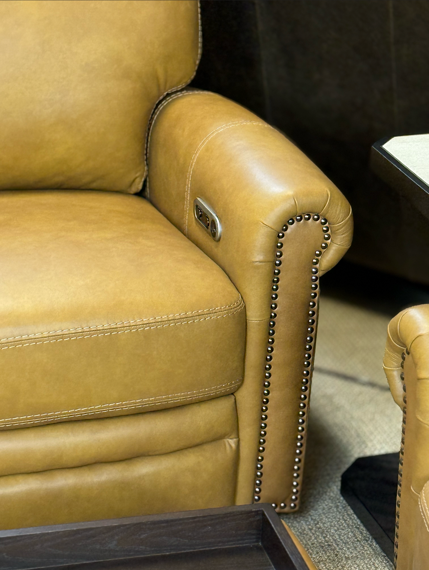 Pulaski 3-Piece Genuine Leather Power Recliner Set – Sofa, Loveseat & Chair