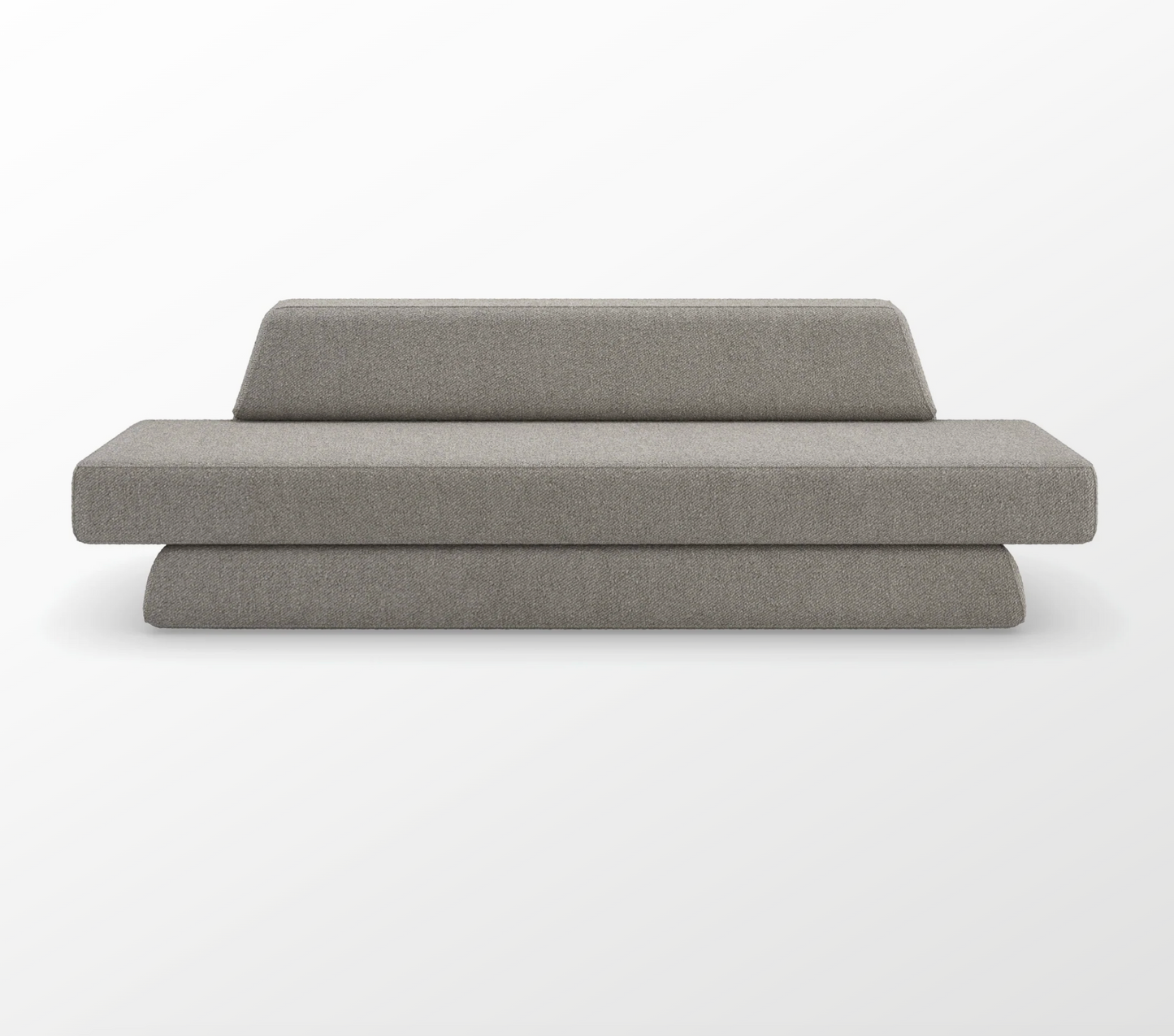 Designer Modern Bouclé Sofa – Sculptural Contemporary Upholstery (Showroom Display)