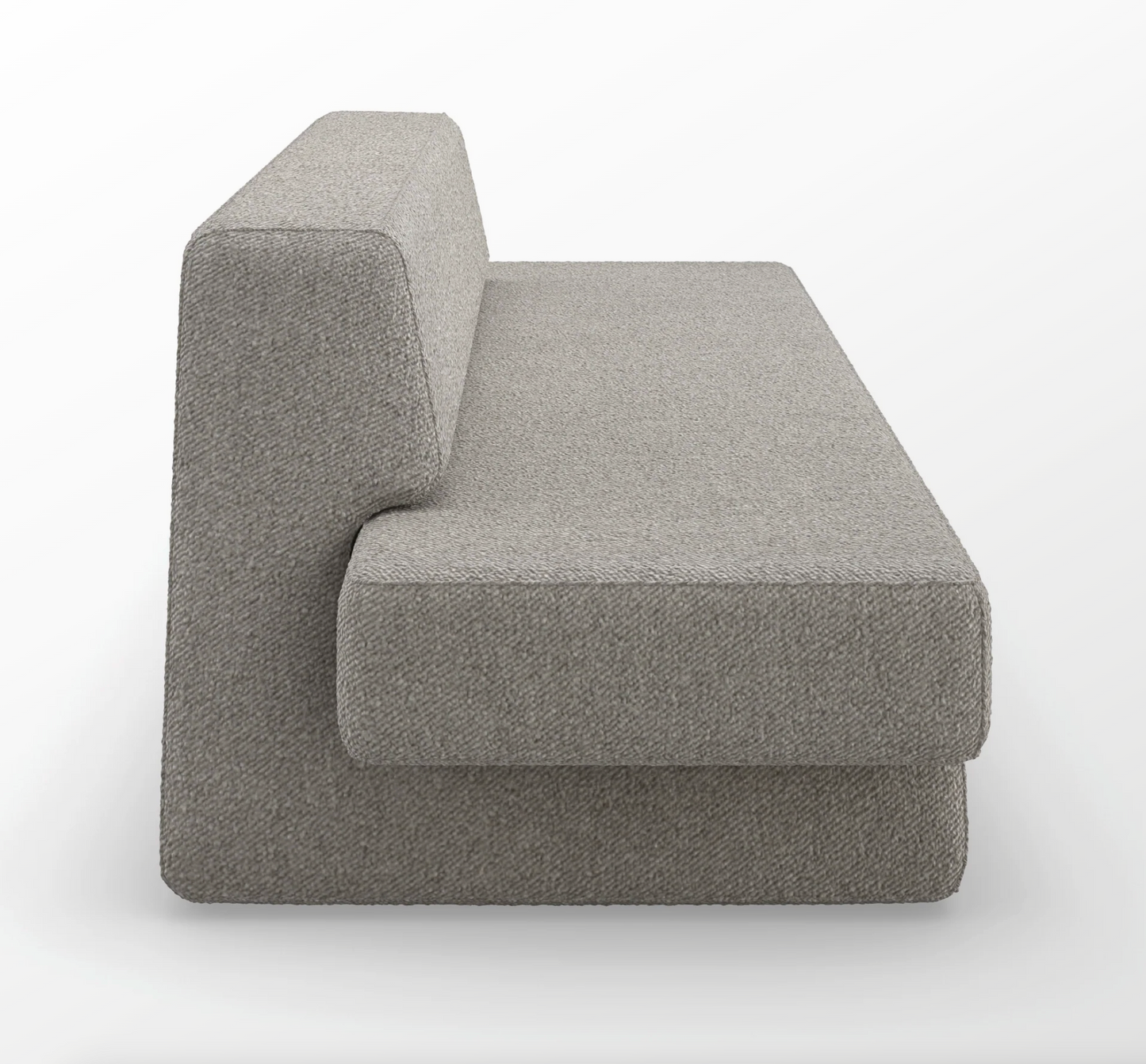 Designer Modern Bouclé Sofa – Sculptural Contemporary Upholstery (Showroom Display)