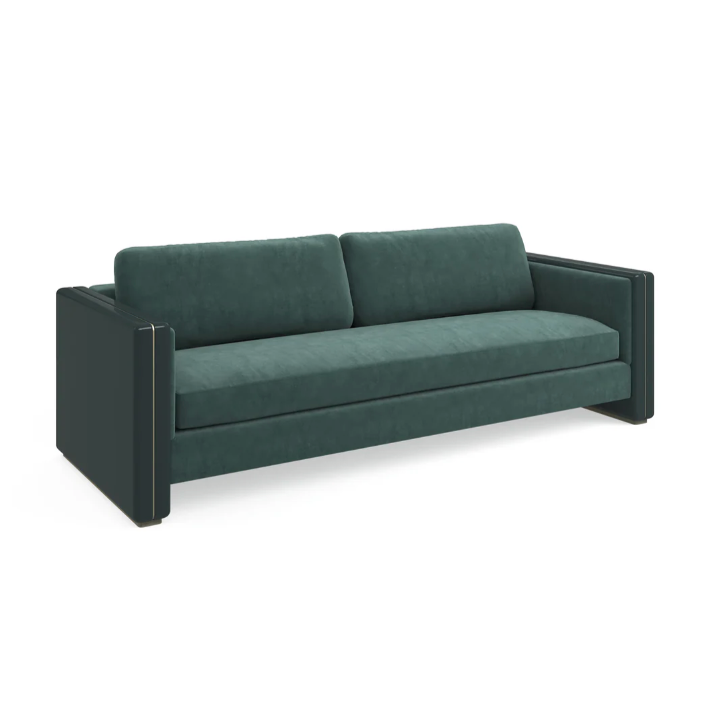 Gelee Green Designer Sofa – Sculptural Modern Fabric Sofa
